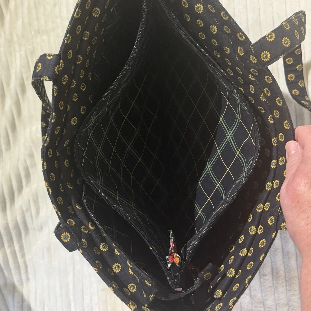 VTG Vera Bradley Metropolitan Laptop Tote Bag retired 